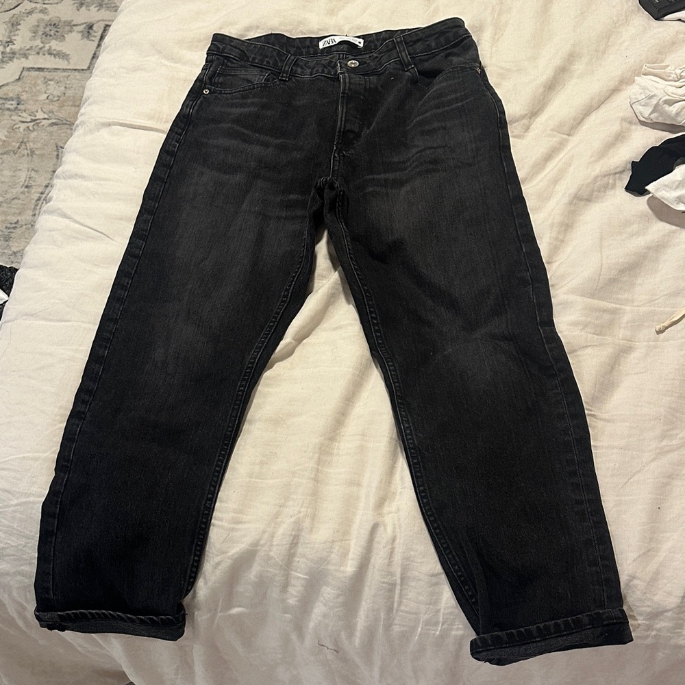 Zara Black Denim Jeans